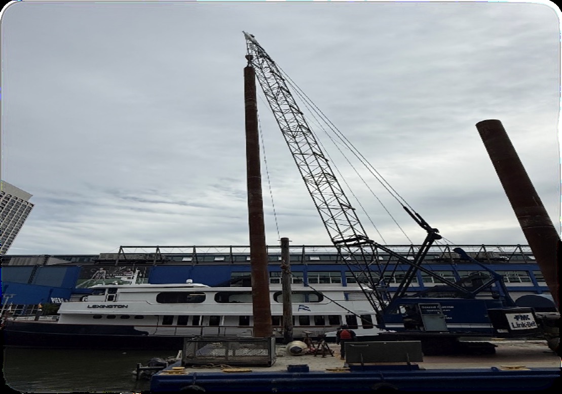 Chelsea Pier Celestial Mooring Barge Project